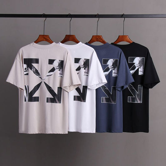 Off-white Men's and Women's Short-sleeved T-shirts