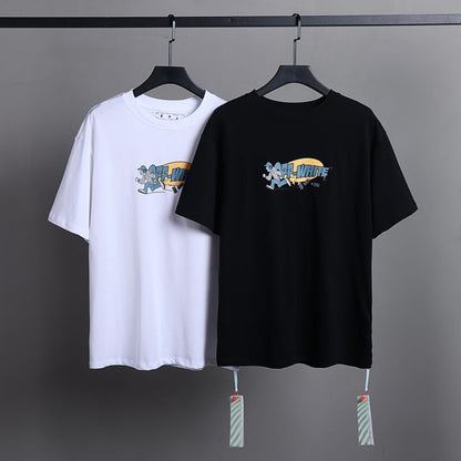 Off-white Men's and Women's Short-sleeved T-shirts