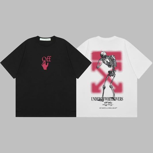 Off-white Men's and Women's Short-sleeved T-shirts