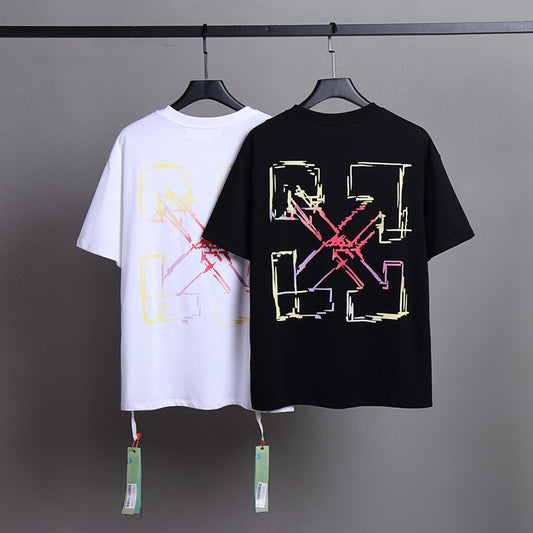 Off-white Men's and Women's Short-sleeved T-shirts
