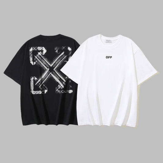 Off-white Men's and Women's Short-sleeved T-shirts