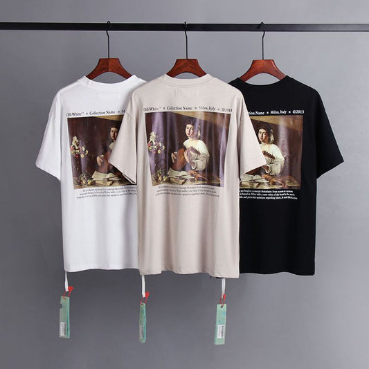 Off-white Men's and Women's Short-sleeved T-shirts