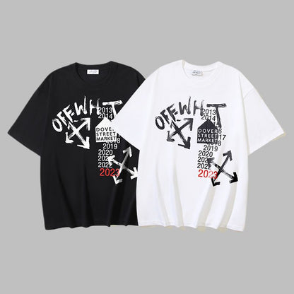 Off-white Men's and Women's Short-sleeved T-shirts