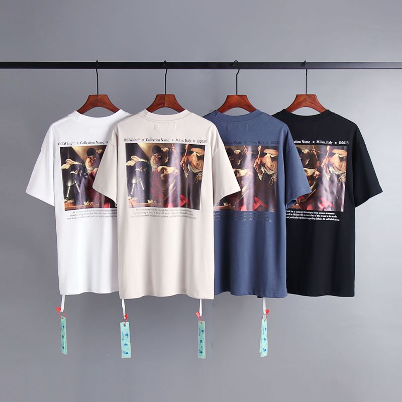 Off-white Men's and Women's Short-sleeved T-shirts