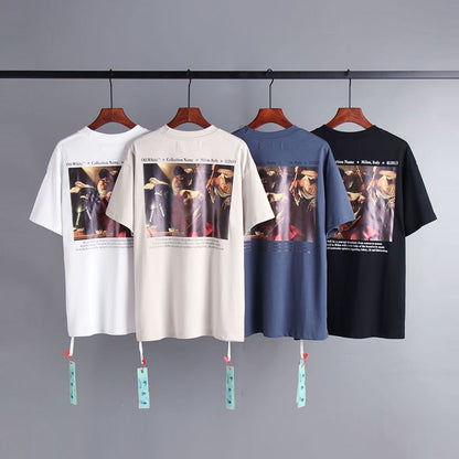 Off-white Men's and Women's Short-sleeved T-shirts