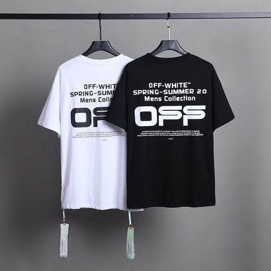 Off-white Men's and Women's Short-sleeved T-shirts
