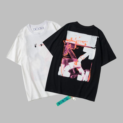 Off-white Men's and Women's Short-sleeved T-shirts