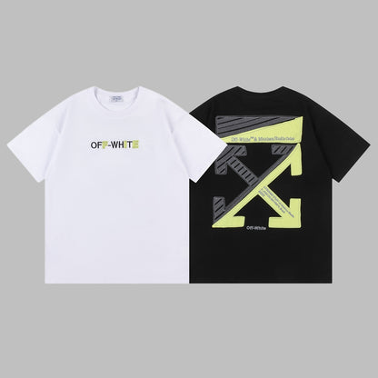 Off-white Men's and Women's Short-sleeved T-shirts