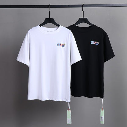 Off-white Men's and Women's Short-sleeved T-shirts