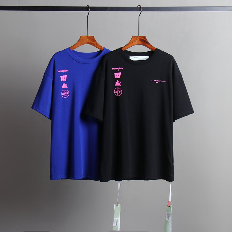 Off-white Men's and Women's Short-sleeved T-shirts