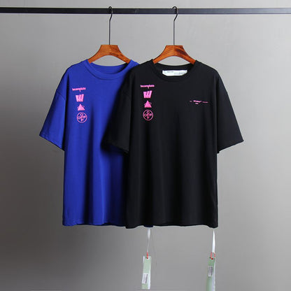 Off-white Men's and Women's Short-sleeved T-shirts