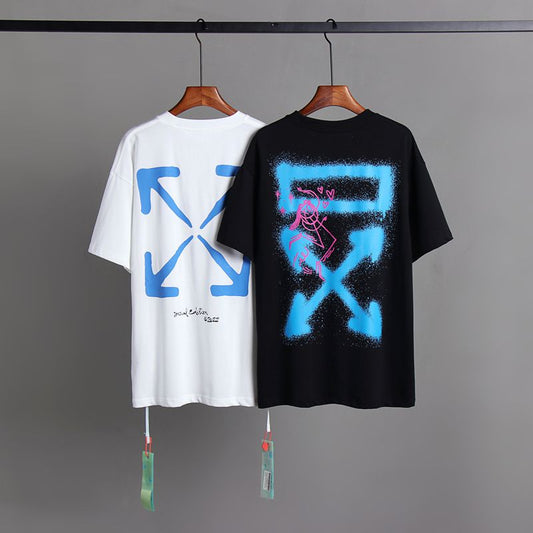 Off-white Men's and Women's Short-sleeved T-shirts