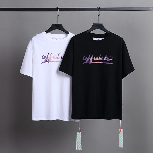 Off-white Men's and Women's Short-sleeved T-shirts