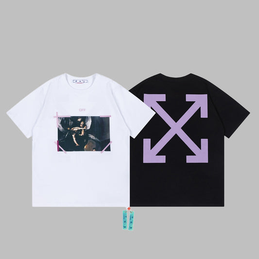 Off-white Men's and Women's Short-sleeved T-shirts