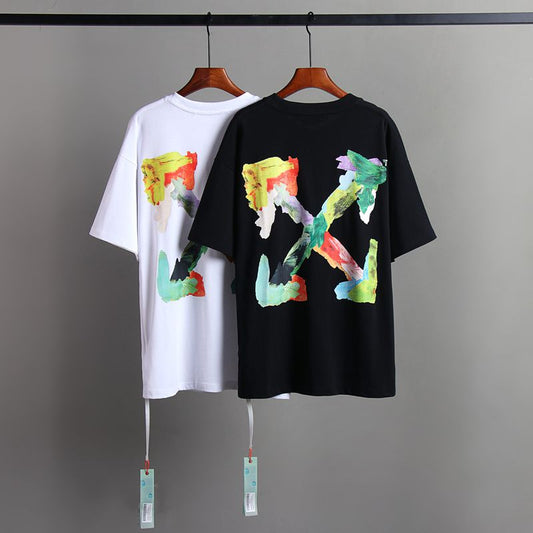 Off-white Men's and Women's Short-sleeved T-shirts