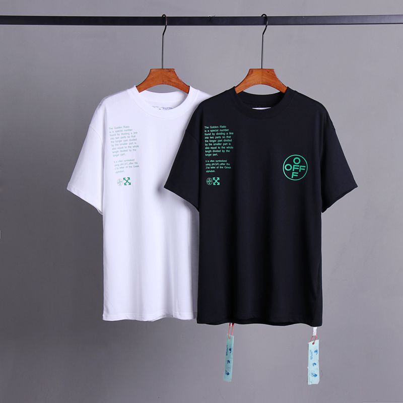 Off-white Men's and Women's Short-sleeved T-shirts