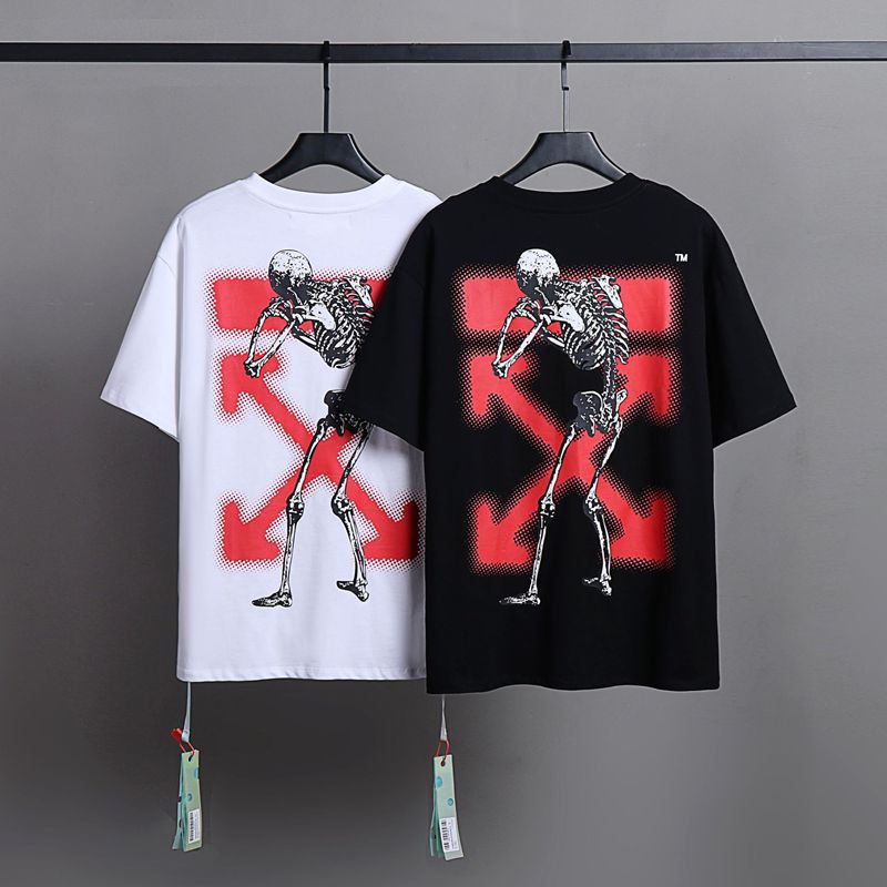 Off-white Men's and Women's Short-sleeved T-shirts