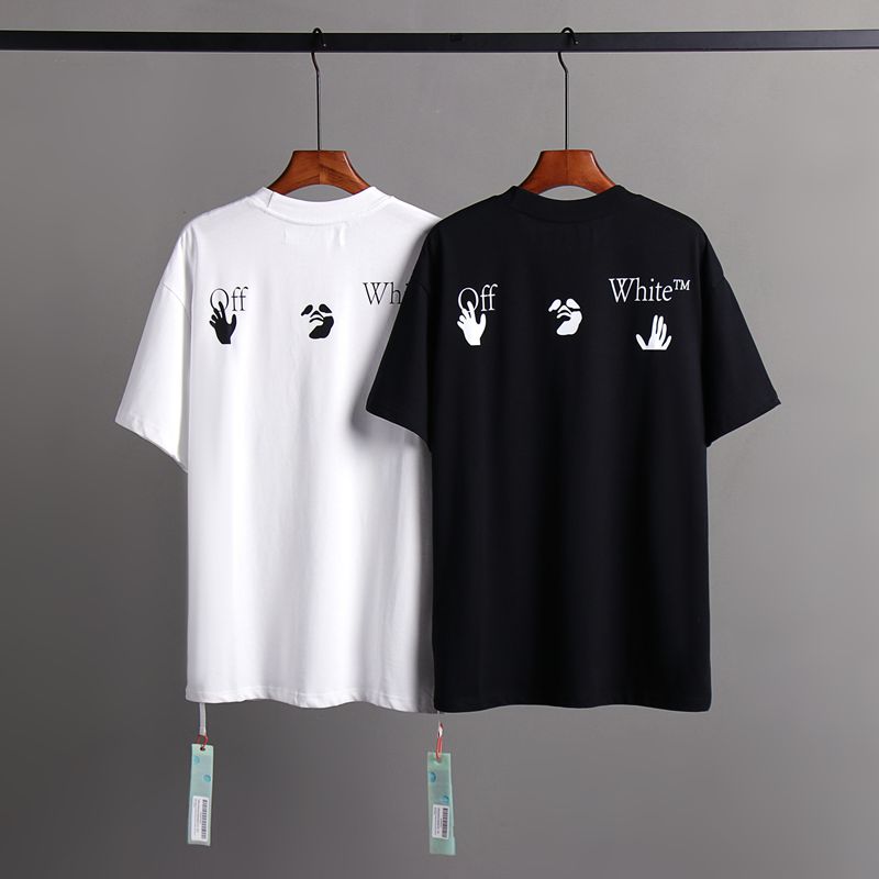Off-white Men's and Women's Short-sleeved T-shirts