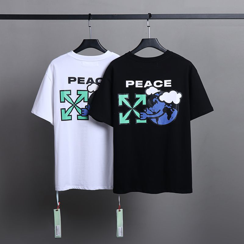 Off-white Men's and Women's Short-sleeved T-shirts