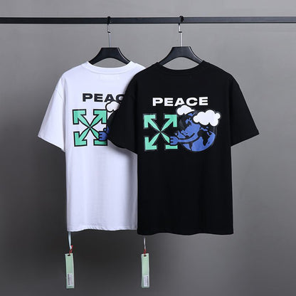 Off-white Men's and Women's Short-sleeved T-shirts