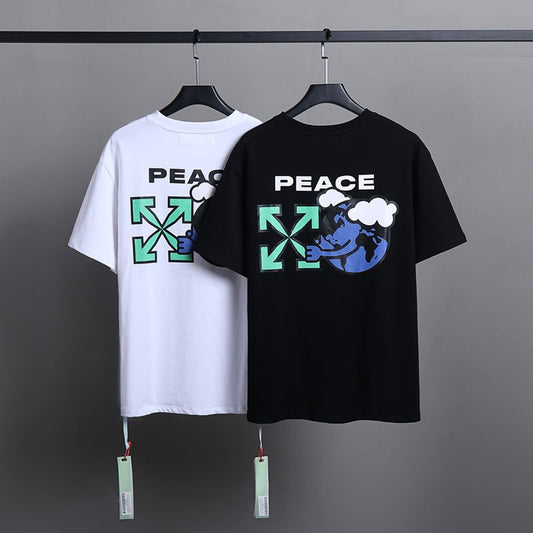 Off-white Men's and Women's Short-sleeved T-shirts