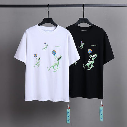 Off-white Men's and Women's Short-sleeved T-shirts