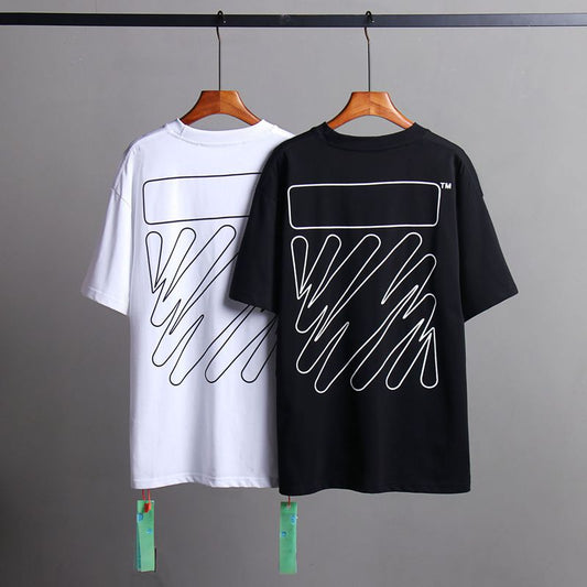 Off-white Men's and Women's Short-sleeved T-shirts