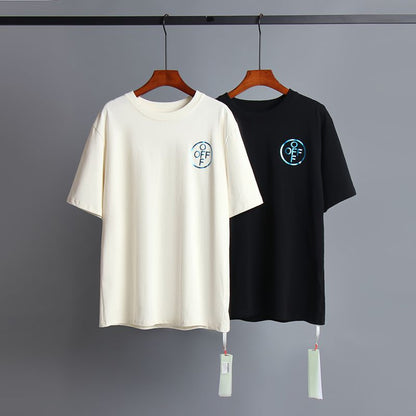 Off-white Men's and Women's Short-sleeved T-shirts