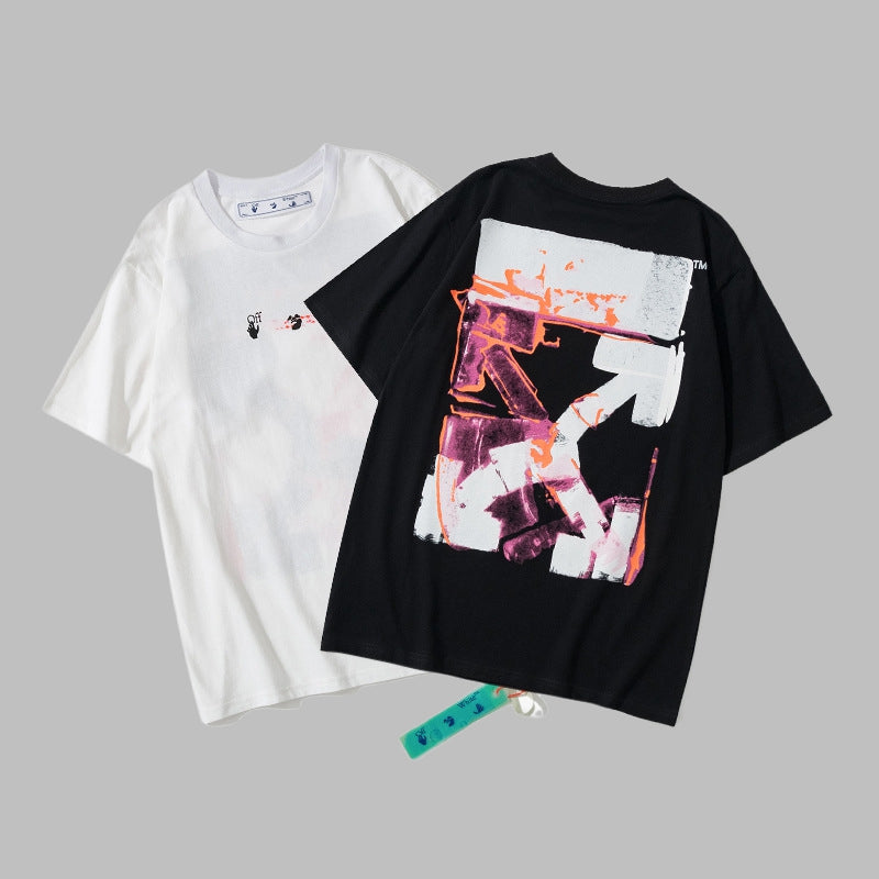 Off-white Men's and Women's Short-sleeved T-shirts