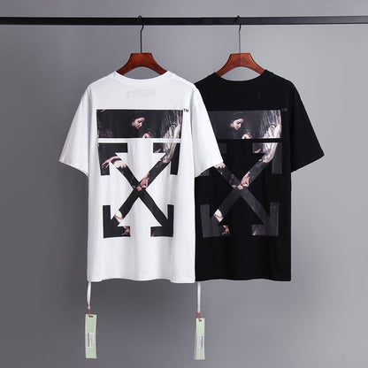 Off-white Men's and Women's Short-sleeved T-shirts