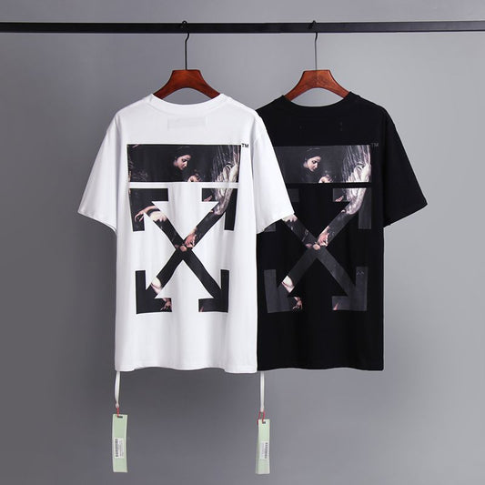 Off-white Men's and Women's Short-sleeved T-shirts