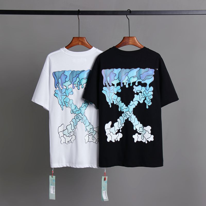 Off-white Men's and Women's Short-sleeved T-shirts