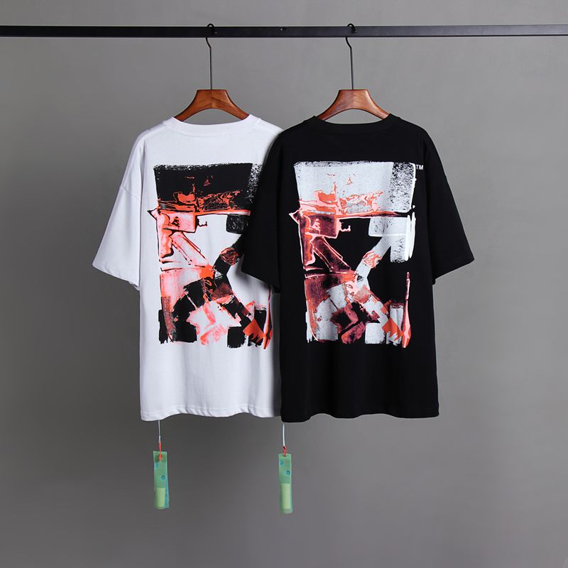 Off-white Men's and Women's Short-sleeved T-shirts