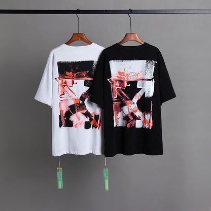 Off-white Men's and Women's Short-sleeved T-shirts