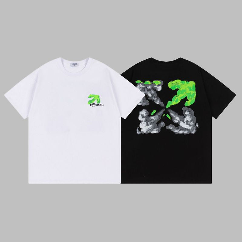 Off-white Men's and Women's Short-sleeved T-shirts