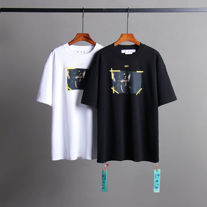 Off-white Men's and Women's Short-sleeved T-shirts
