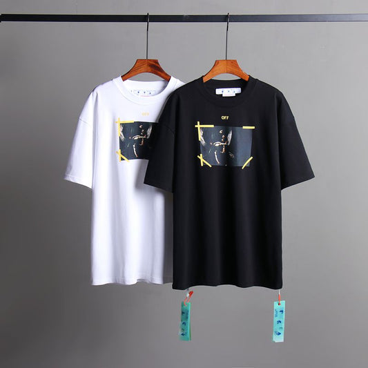 Off-white Men's and Women's Short-sleeved T-shirts