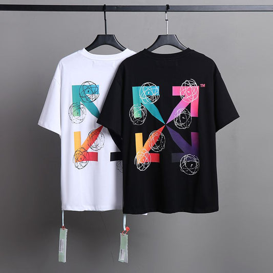 Off-white Men's and Women's Short-sleeved T-shirts