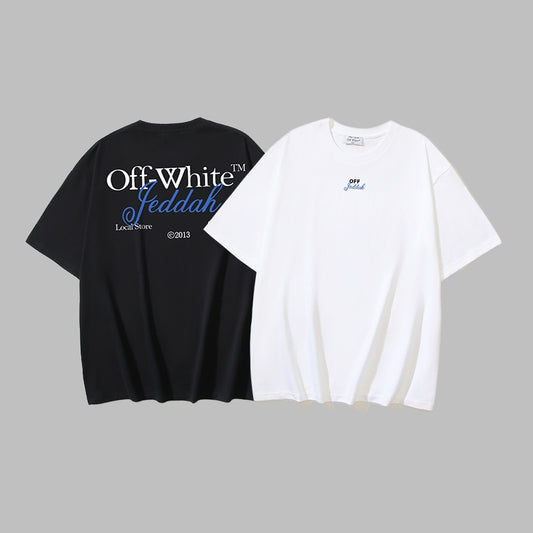 Off-white Men's and Women's Short-sleeved T-shirts
