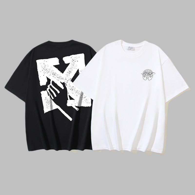 Off-white Men's and Women's Short-sleeved T-shirts