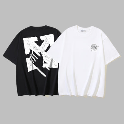 Off-white Men's and Women's Short-sleeved T-shirts