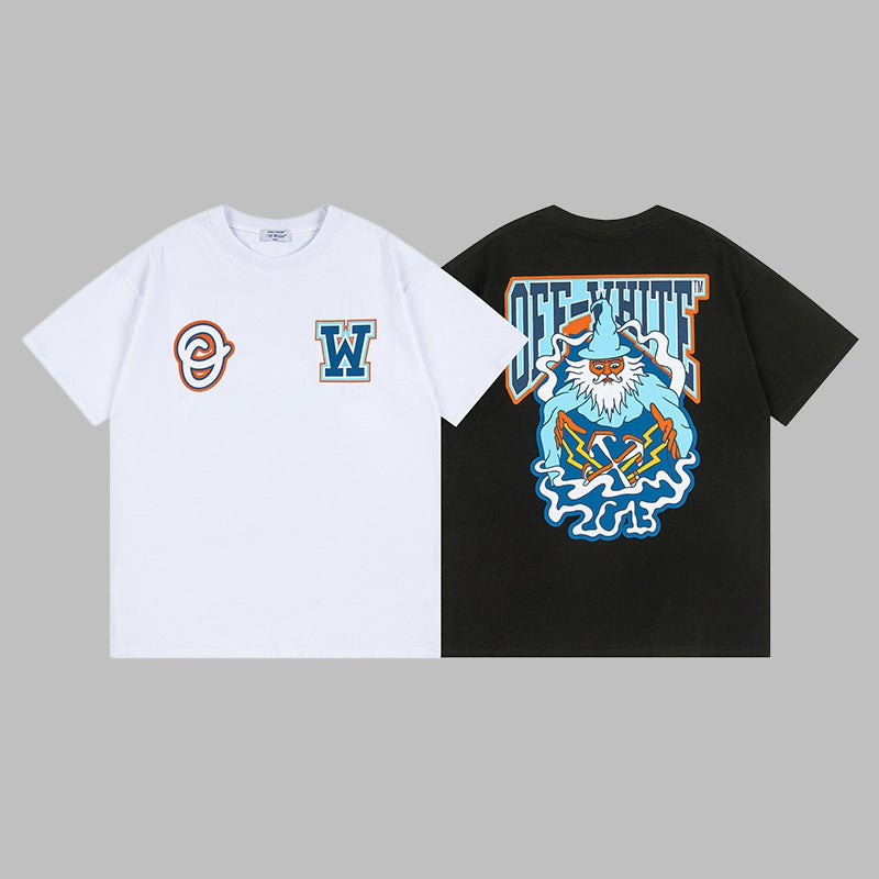 Off-white Men's and Women's Short-sleeved T-shirts