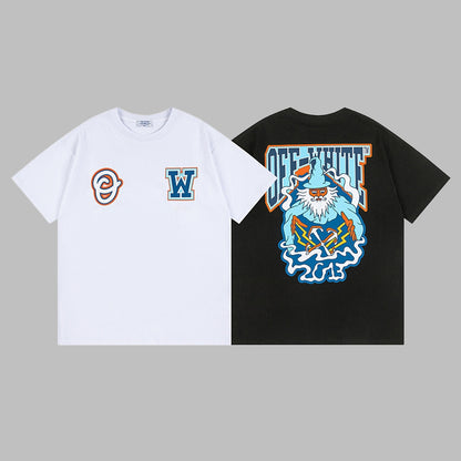 Off-white Men's and Women's Short-sleeved T-shirts