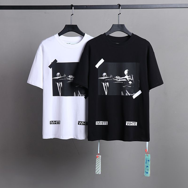 Off-white Men's and Women's Short-sleeved T-shirts