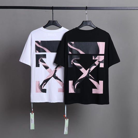 Off-white Men's and Women's Short-sleeved T-shirts