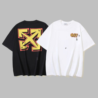 Off-white Men's and Women's Short-sleeved T-shirts
