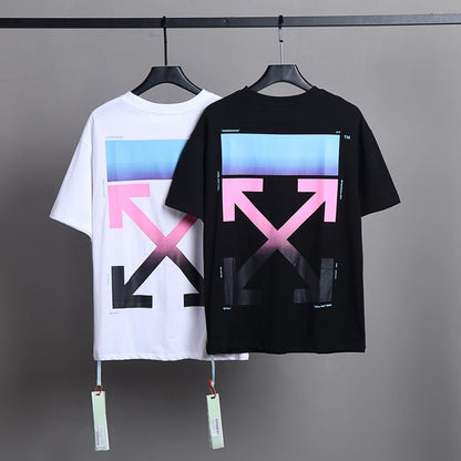 Off-white Men's and Women's Short-sleeved T-shirts