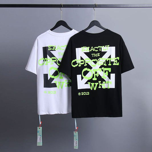 Off-white Men's and Women's Short-sleeved T-shirts