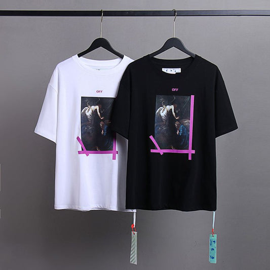 Off-white Men's and Women's Short-sleeved T-shirts
