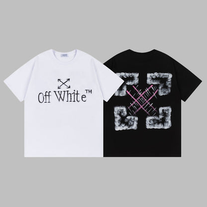 Off-white Men's and Women's Short-sleeved T-shirts